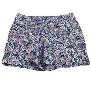 Boden Paisley Floral 4" Richmond Shorts size 6